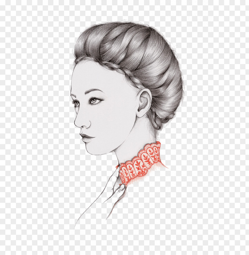 Hand-painted Women Drawing Art Illustrator Sketch PNG