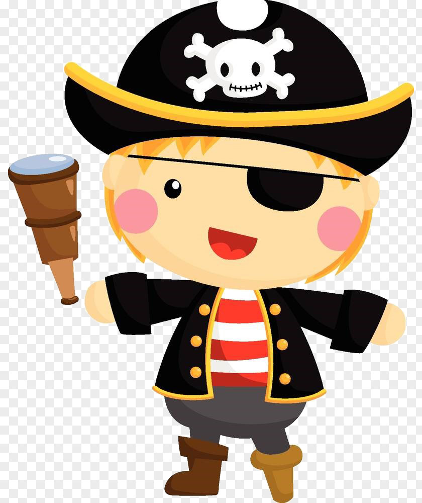 Cartoon Pirate Material Piracy Illustration PNG