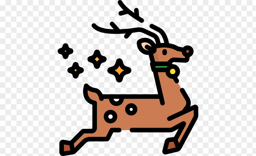 Deer Cartoon Line Clip Art PNG
