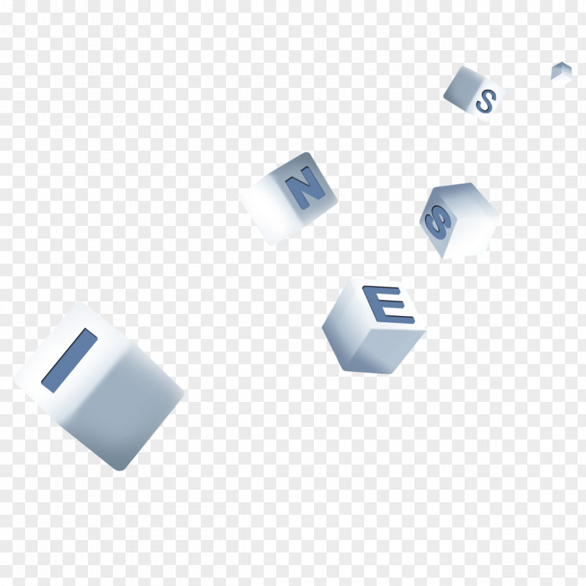 Floating Cube Three-dimensional Space PNG