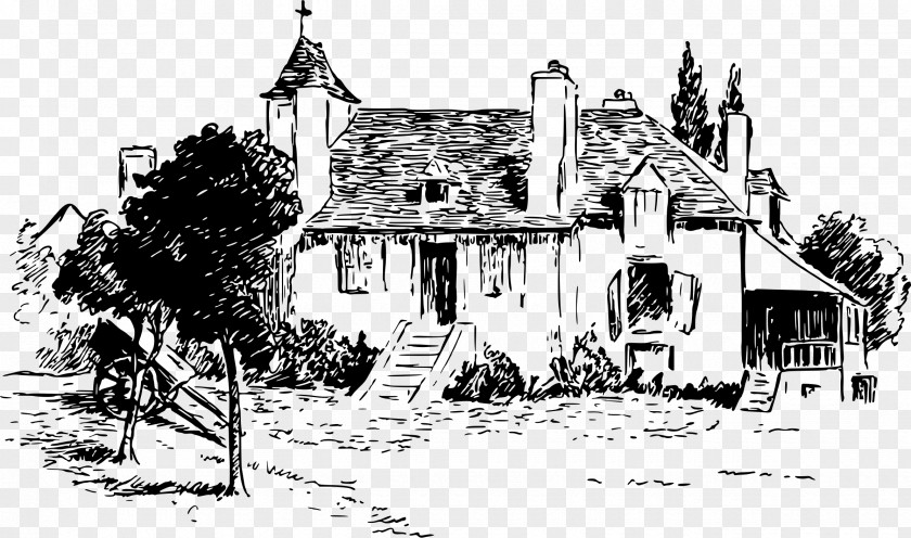 Old House Clip Art PNG