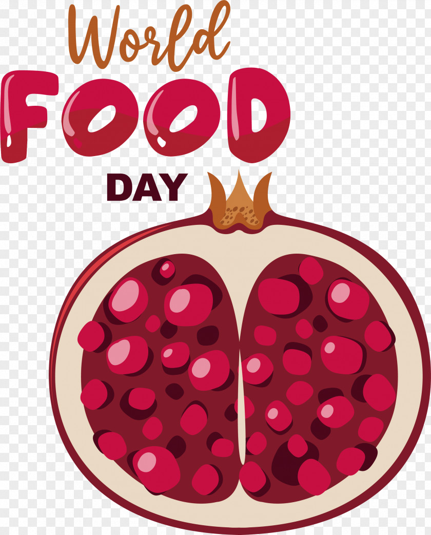 Pomegranate Logo Fruit Vector PNG