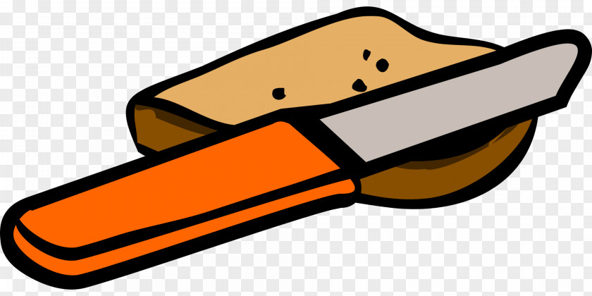 Beef Knife White Bread Sliced Clip Art PNG
