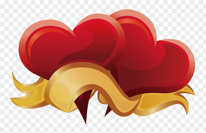 Bustling Roommates Heart Valentine's Day Clip Art PNG