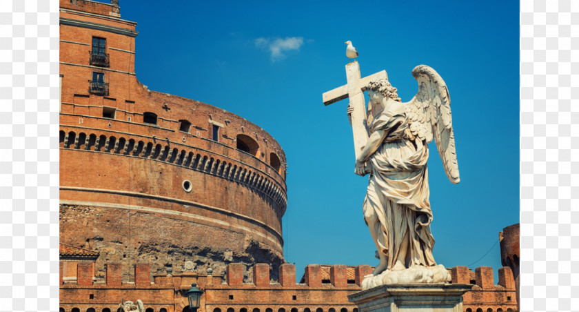 Castel Santangelo Statue Architecture Tourism Tourist Attraction Interior Design Services PNG