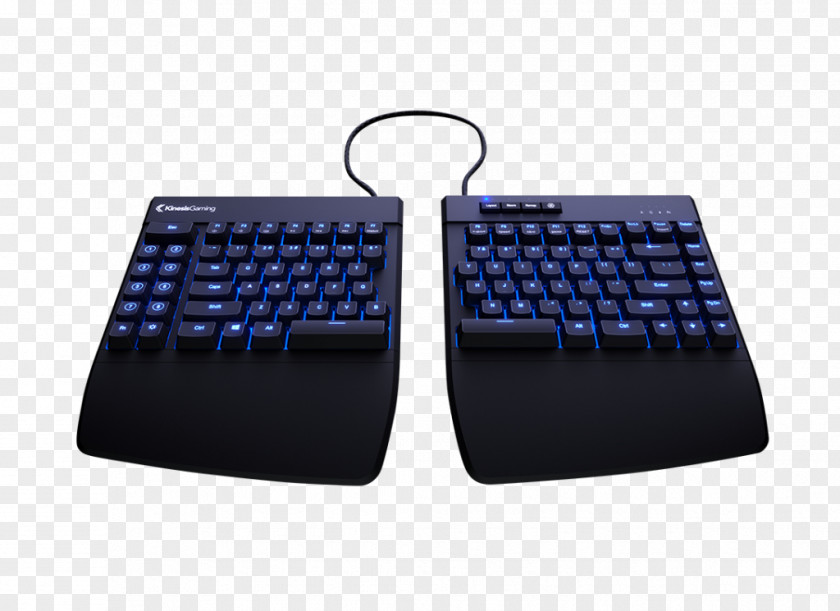 Computer Keyboard Freestyle Edge Gaming Ergonomic Keypad Kinesis PNG