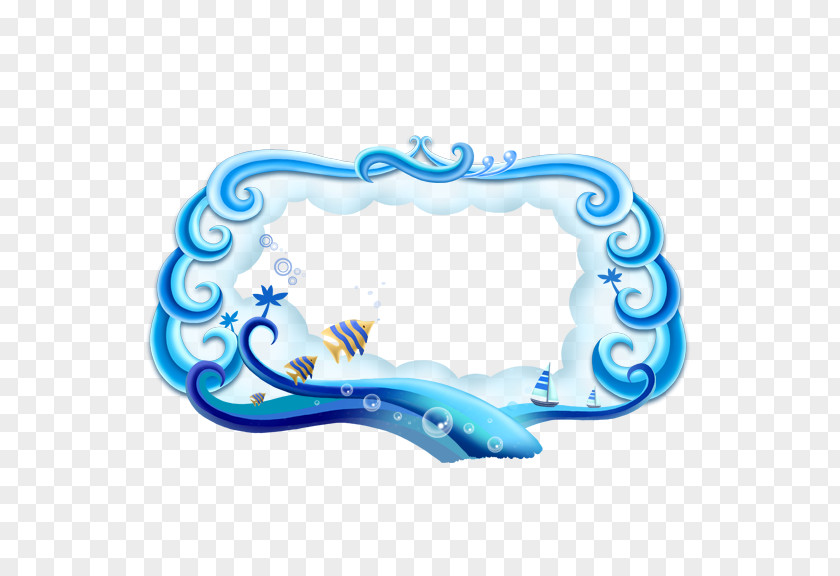 Sea Border Wind Wave Template PNG