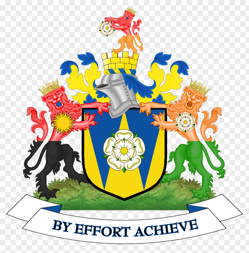 Yorkshire Rose Bradford West Riding Of Coat Arms County Council PNG