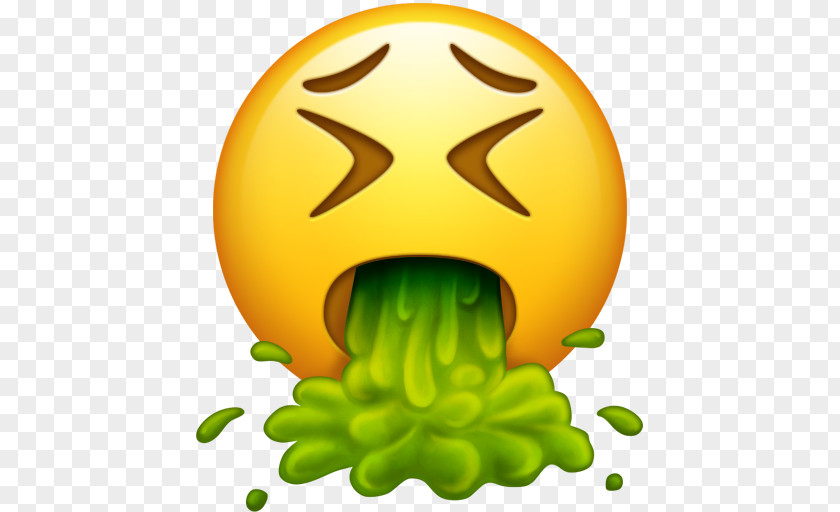 Emoji Emojipedia Vomiting Emoticon Apple Color PNG