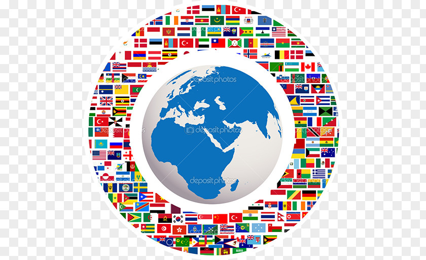 Globe Flags Of The World Stock Photography PNG