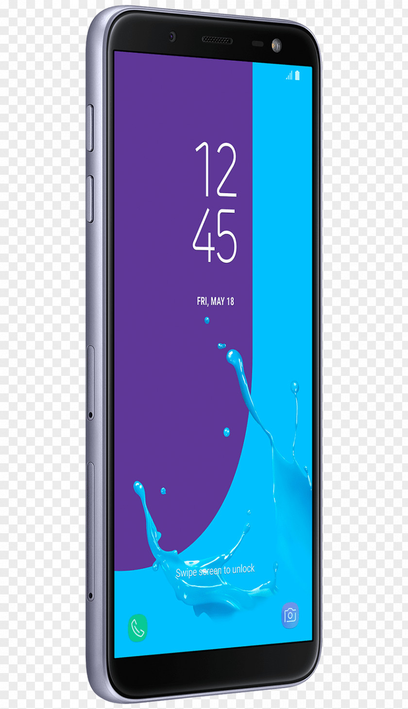 Purple Samsung Galaxy J6 Duos SM-J600F/DS 3GB/32GB 4G LTE Lavender SmartphoneSmartphone (2018) J600G Dual SIM PNG