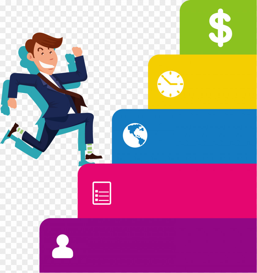 Vector Run Man Businessperson Management PNG