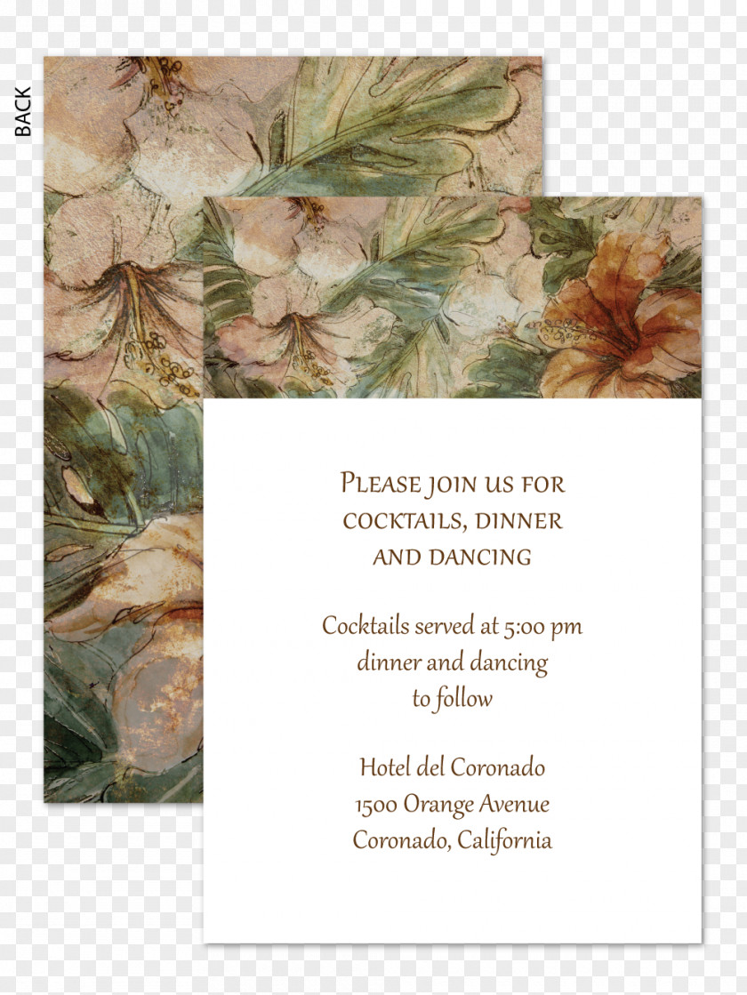 Wedding Invitation Floral Design Convite PNG