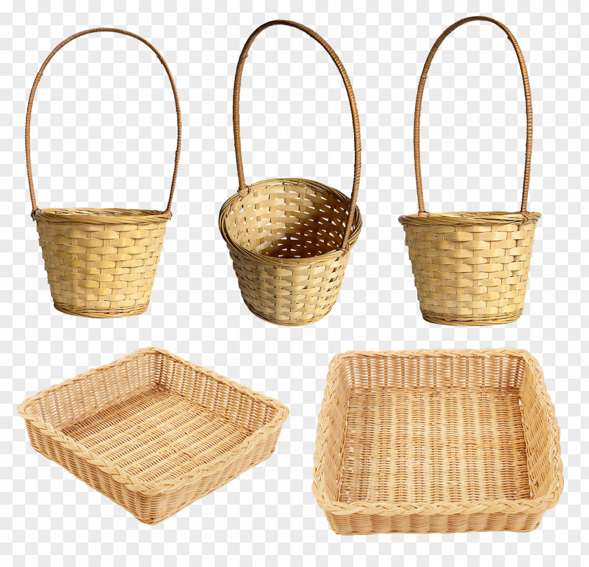 Basket Wicker Easter Egg Clip Art PNG