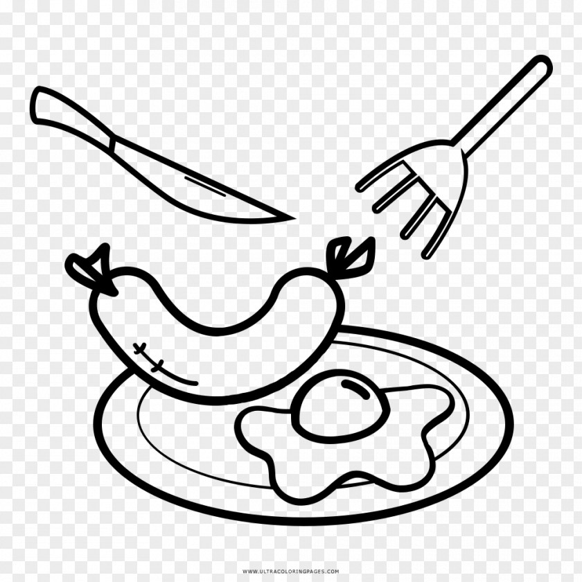Breakfast Coffee Coloring Book Drawing Clip Art PNG