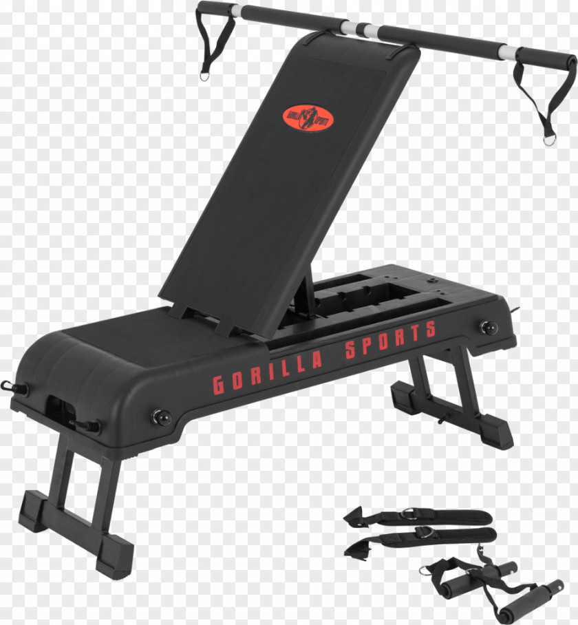 Gorilla Logo Bench Strength Training Exercise Aerobics PNG