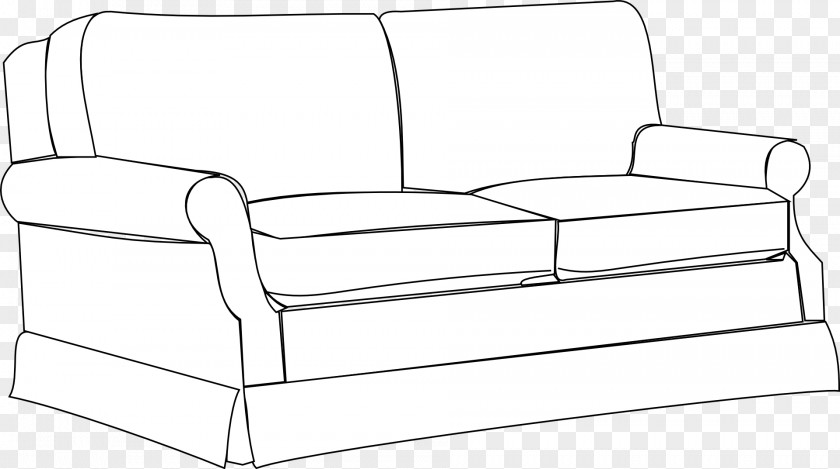 Sofa Couch Bedroom Living Room Clip Art PNG