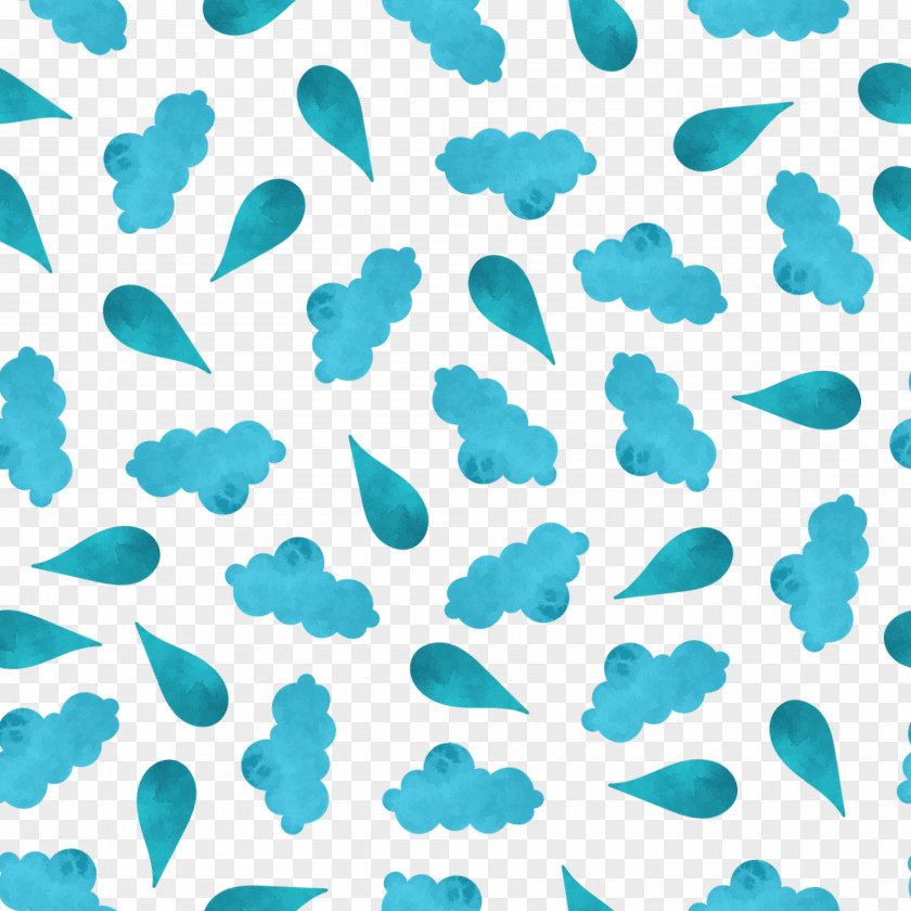 Blue Water Drops Background Shading Poster PNG