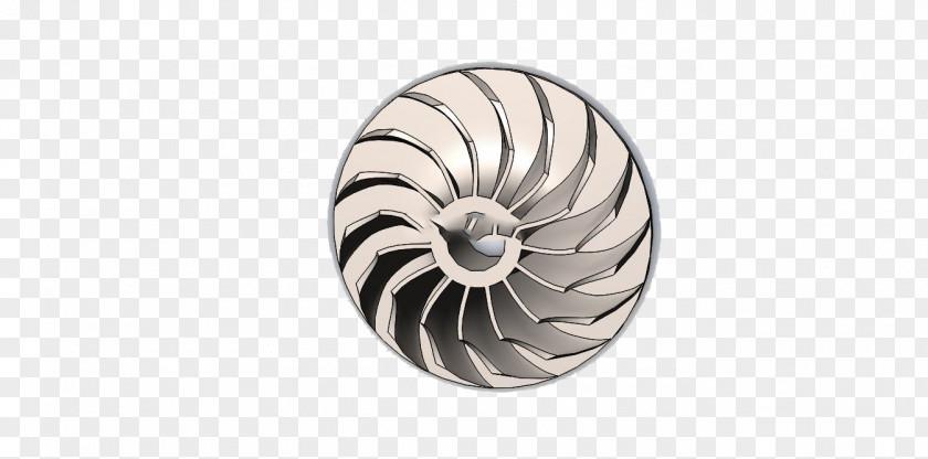 Metal Turbine Engine Rotating Blade Wind PNG