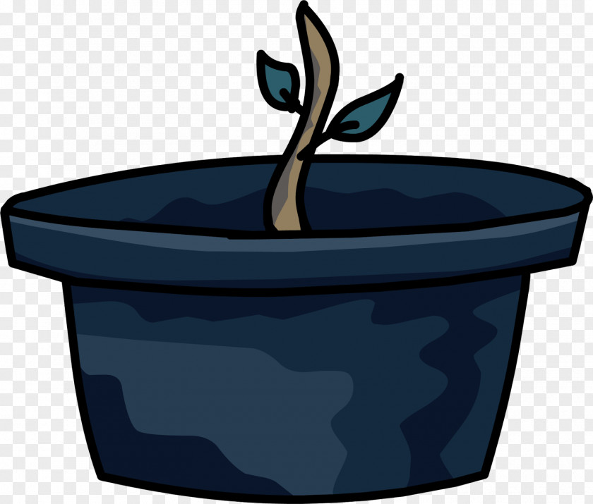 Plant Cobalt Blue Flowerpot PNG
