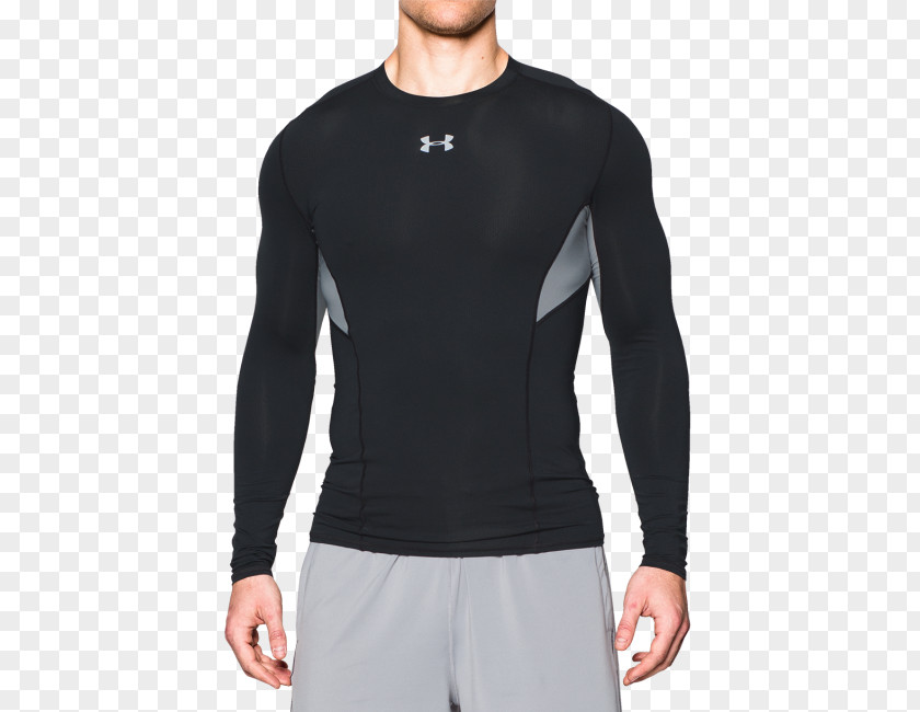 T-shirt Long-sleeved Under Armour Top PNG