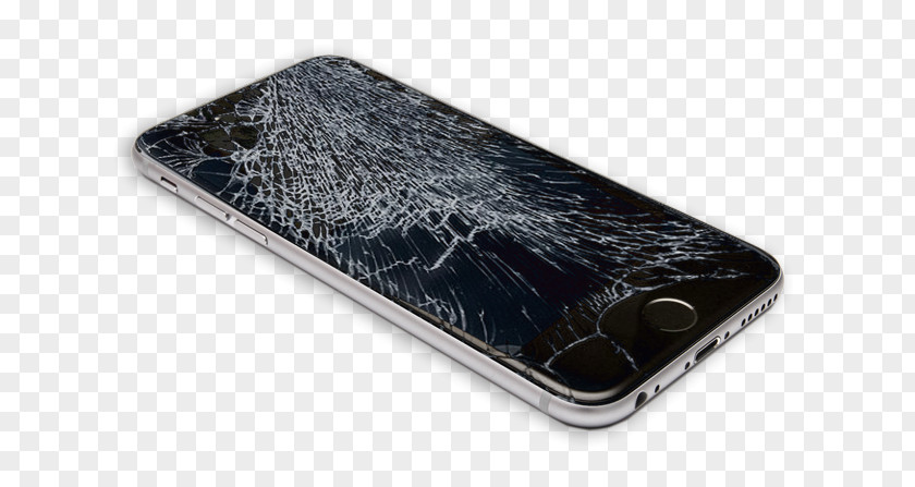 Cracked Phone IPhone 6S Broken Screen 5c Computer Telephone PNG