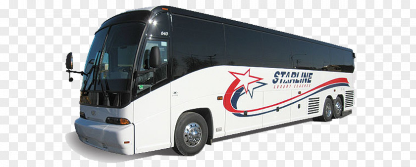 Luxury Bus Starline Coaches Car Transport PNG