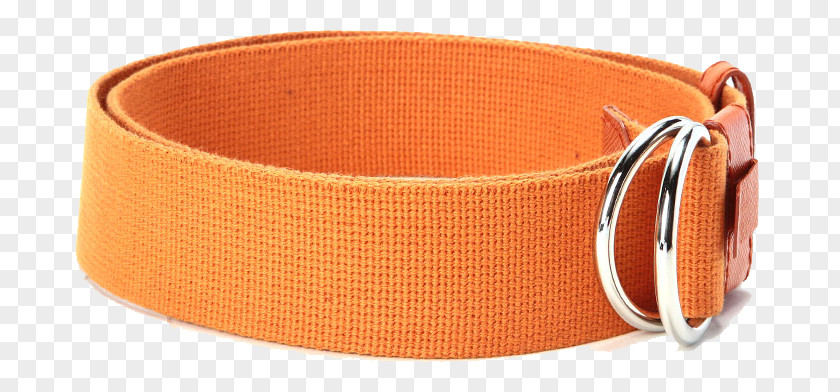Orange Canvas Belt PNG