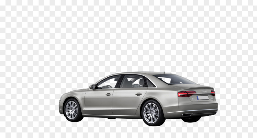 Car Audi A8 Mid-size Full-size Vehicle License Plates PNG