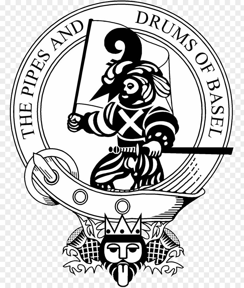 Drum And Lyre Logo Basel Pipe Band Drawing Graphic Design PNG