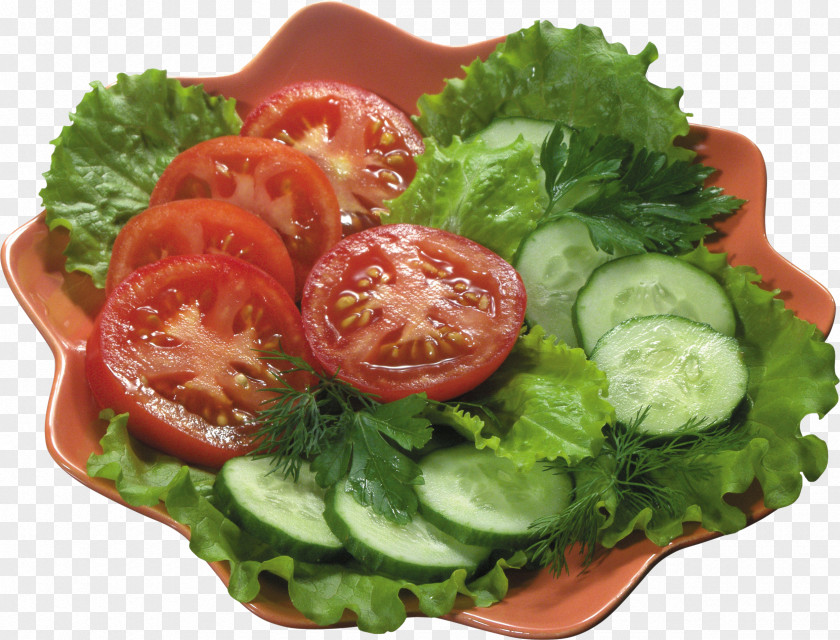 Salad Pickled Cucumber Caesar Garden Radish Tomato PNG