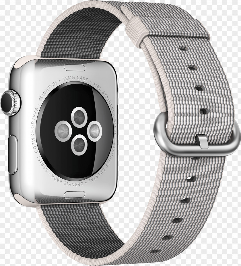 Apple Watch Series 1 38mm Space Black Case With Stainless Steel Link Bracelet 2 Smartwatch PNG