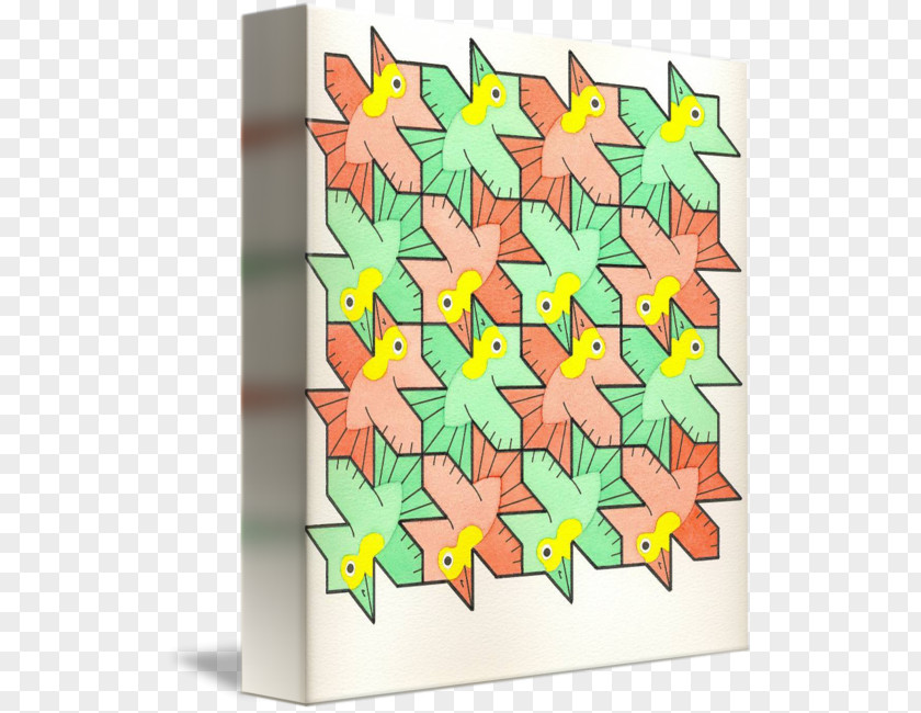 Geometric Bird Geometry Work Of Art Tessellation Pattern PNG
