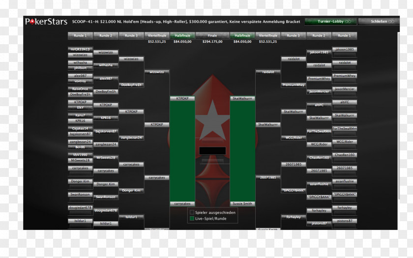 Pokerstars 3D Printing Bracket Tournament Font PNG