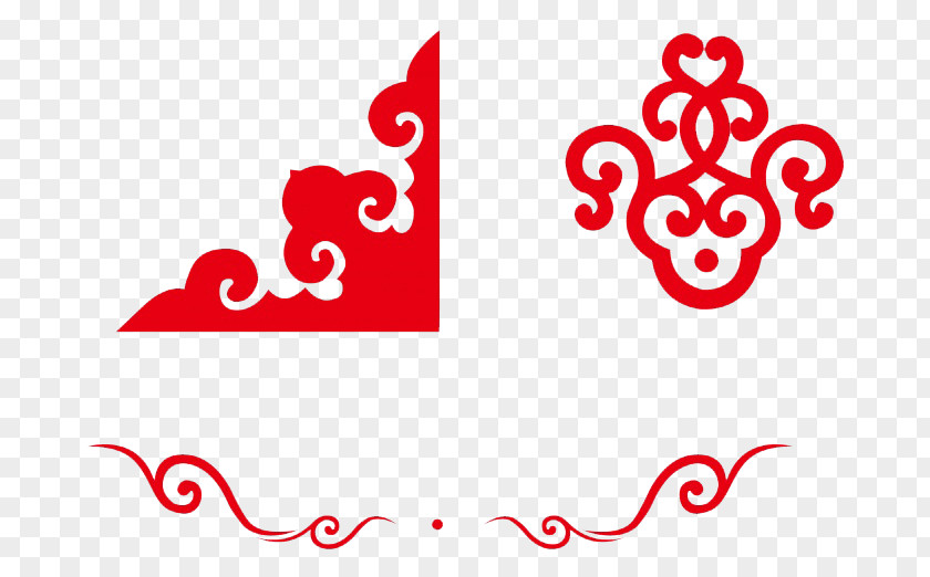 Tag Foot Decoration Chinese Pattern PNG