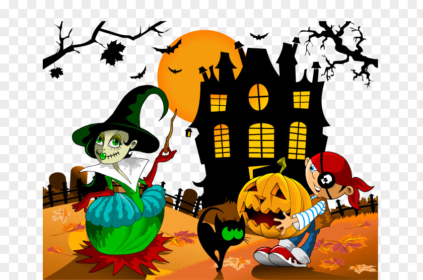 Halloween Illustration PNG