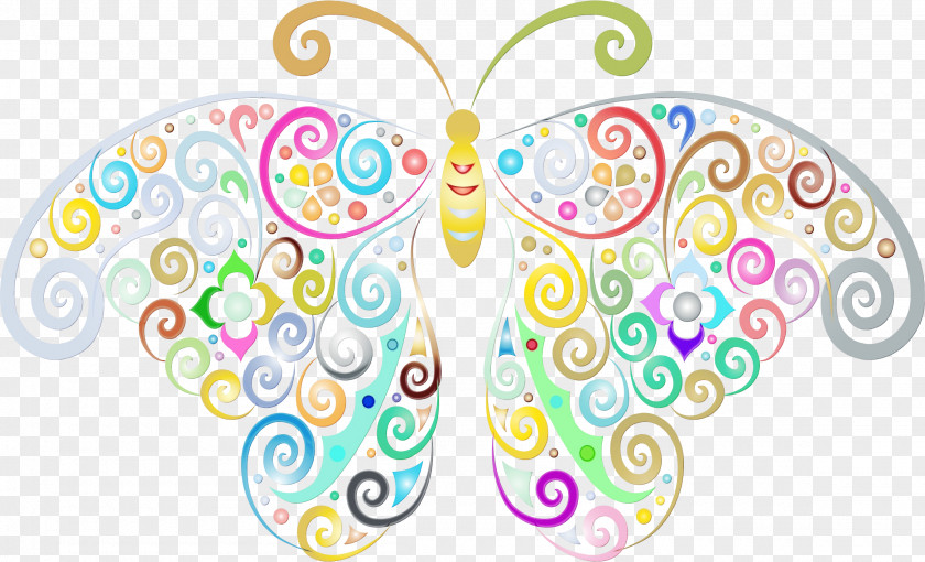 Pollinator Sticker Clip Art Butterfly Wing Pattern PNG