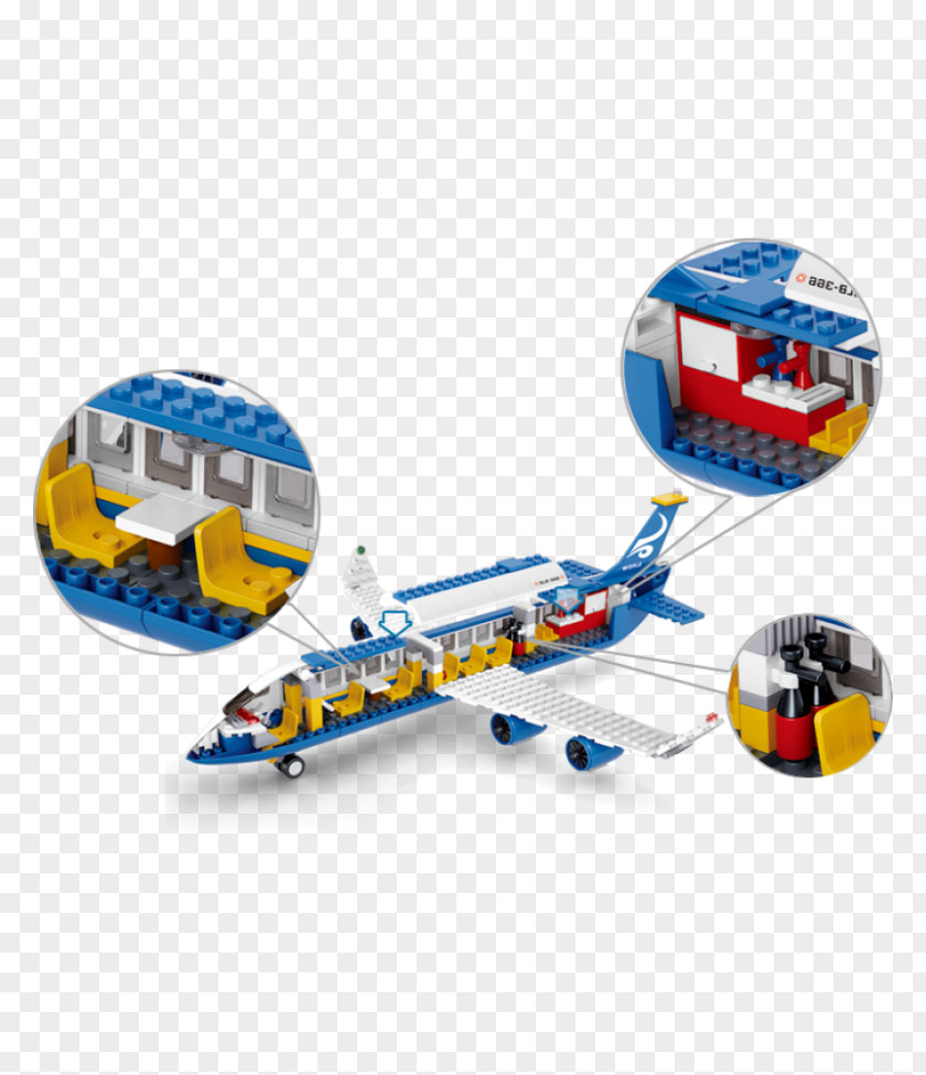Airplane Toy Block Lego City PNG