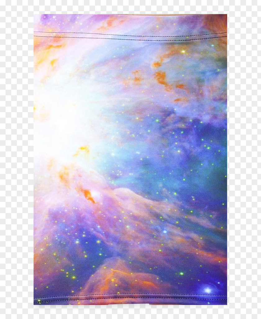 Dreamweaver Watercolor Painting Nebula Galaxy PNG