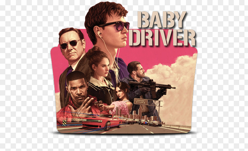 Driver Edgar Wright Ansel Elgort Kevin Spacey Baby Film PNG