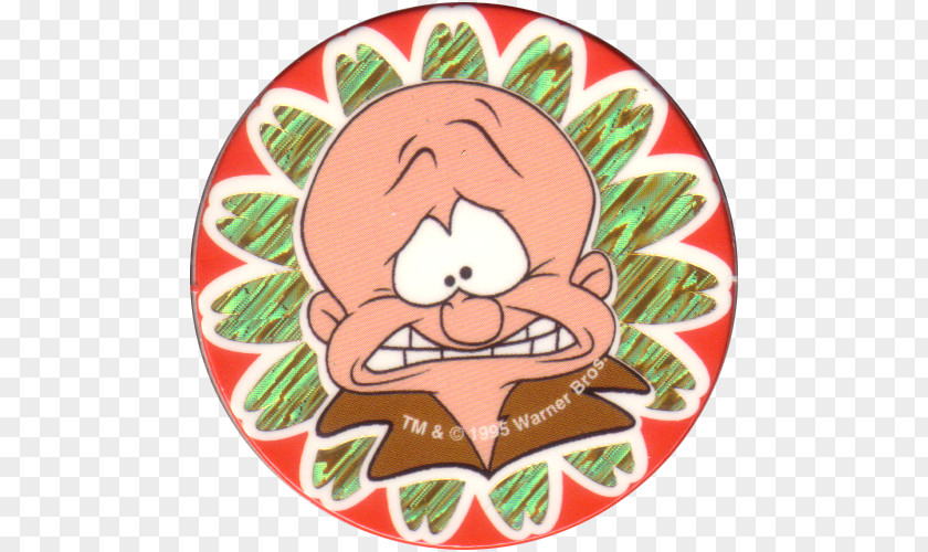 Elmer Fudd Milk Caps Looney Tunes Christmas Ornament PNG