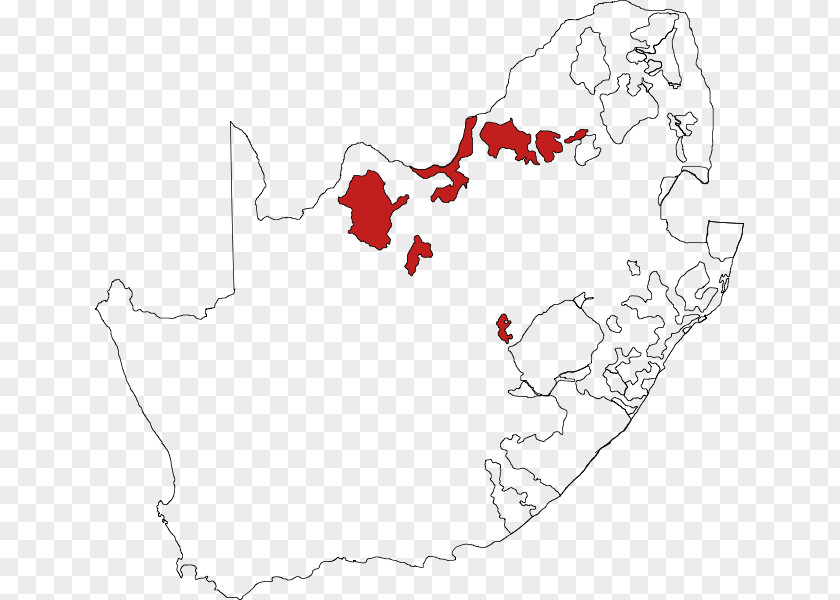 Map South African Apartheid Referendum, 1992 Bantustan Racial Segregation PNG
