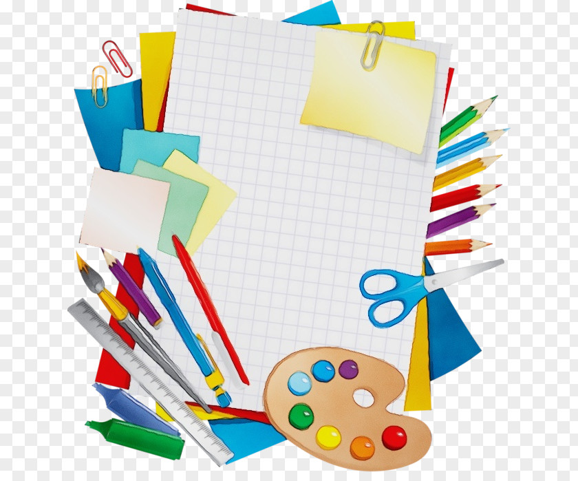 Office Supplies Construction Paper Stationery Product Clip Art PNG