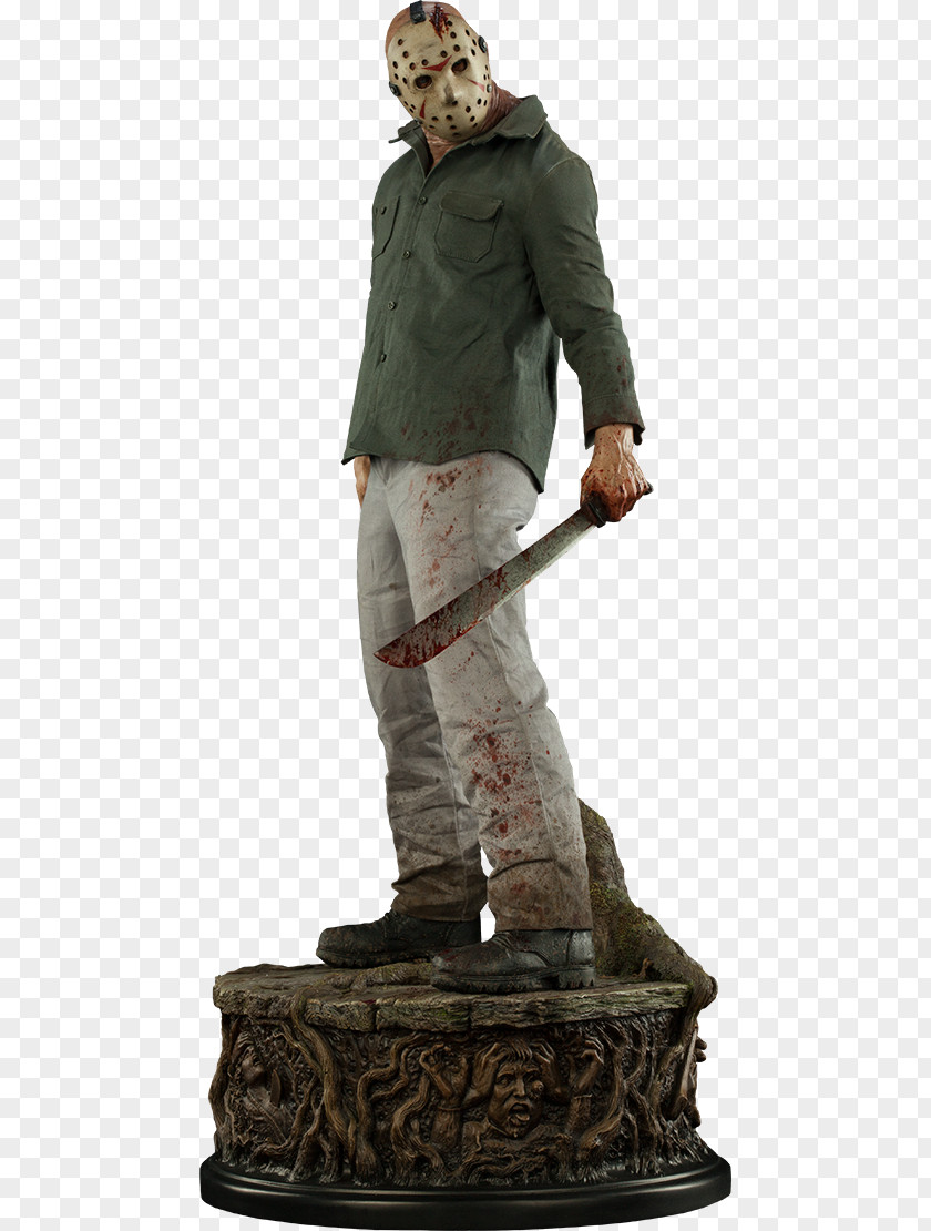 Jason Voorhees Leatherface Friday The 13th Sideshow Collectibles Statue PNG