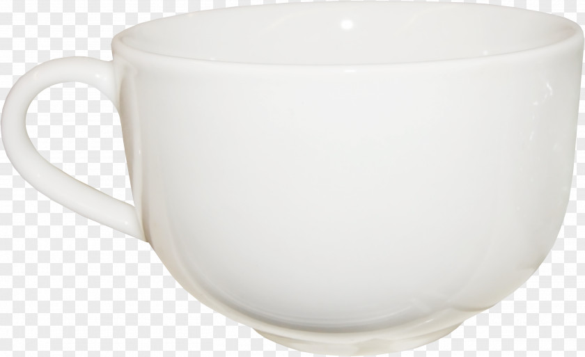 White Mug Coffee Cup Ceramic Glass Saucer PNG