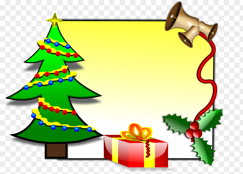 Yellow Cards Cliparts Santa Claus Christmas Card Greeting & Note Clip Art PNG