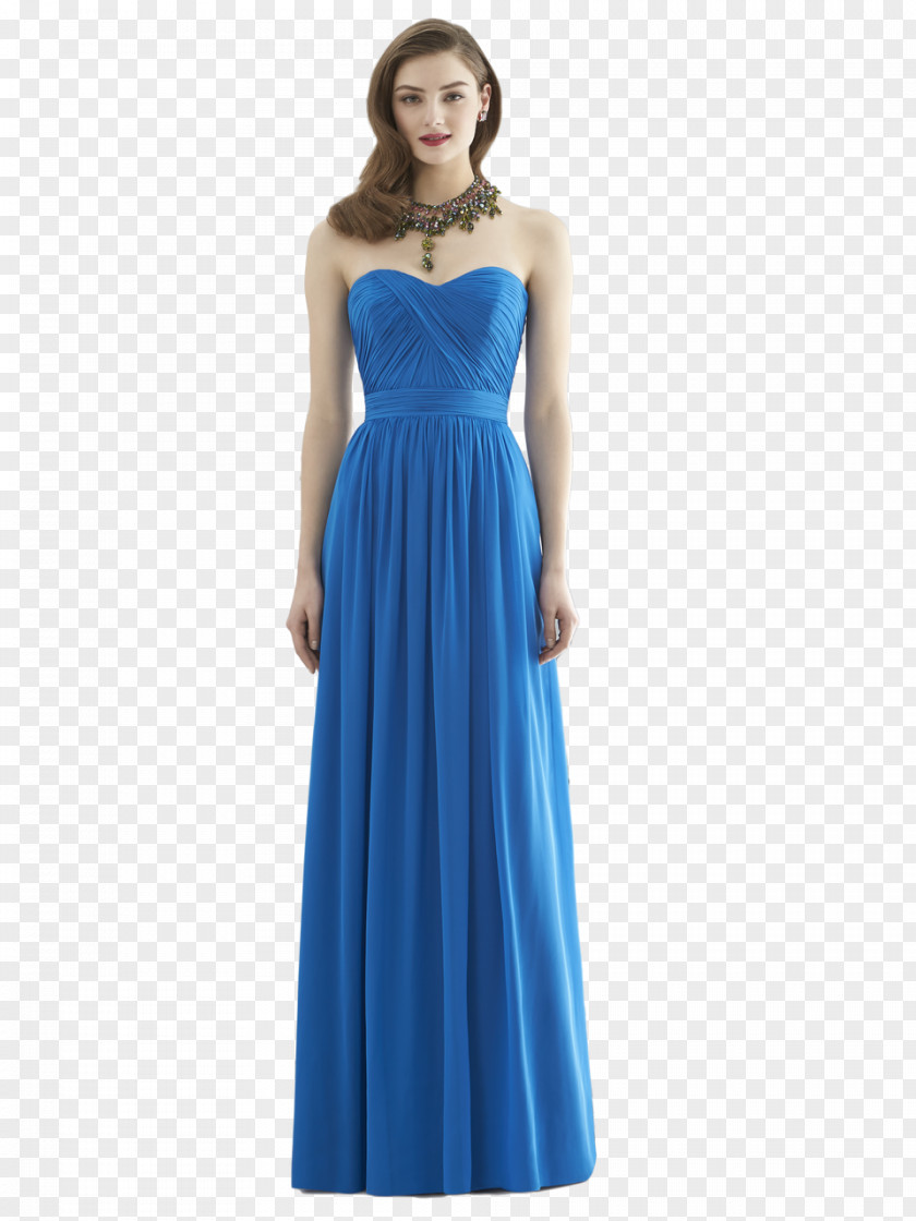 Blue Bridesmaid Dress Wedding Ball Gown PNG