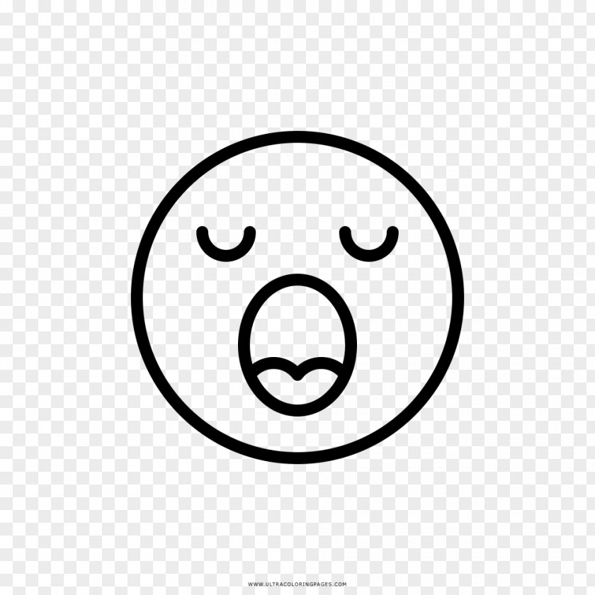 Emoji Smiley Drawing Line Art Coloring Book PNG