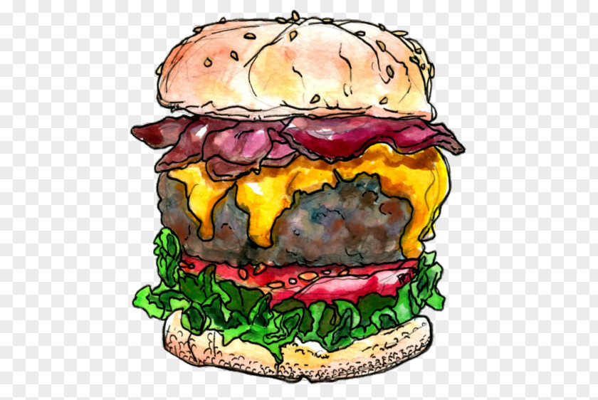 Good Rent Cheeseburger Hamburger Bacon Fast Food Veggie Burger PNG