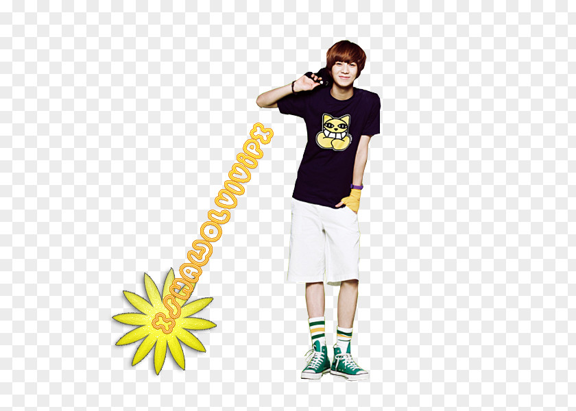 Lee Taemin T-shirt Shoulder Sleeve Outerwear Shoe PNG